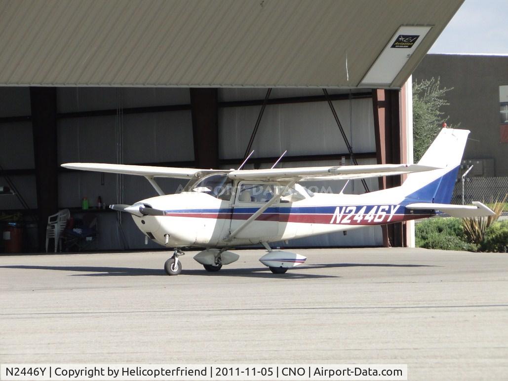 N2446Y, 1962 Cessna 172D C/N 17249746, Parked by the hanger just inside the gate