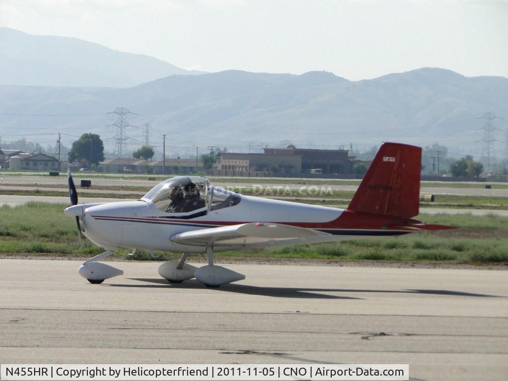 N455HR, Vans RV-12 C/N 120341, Taxiing back after landing