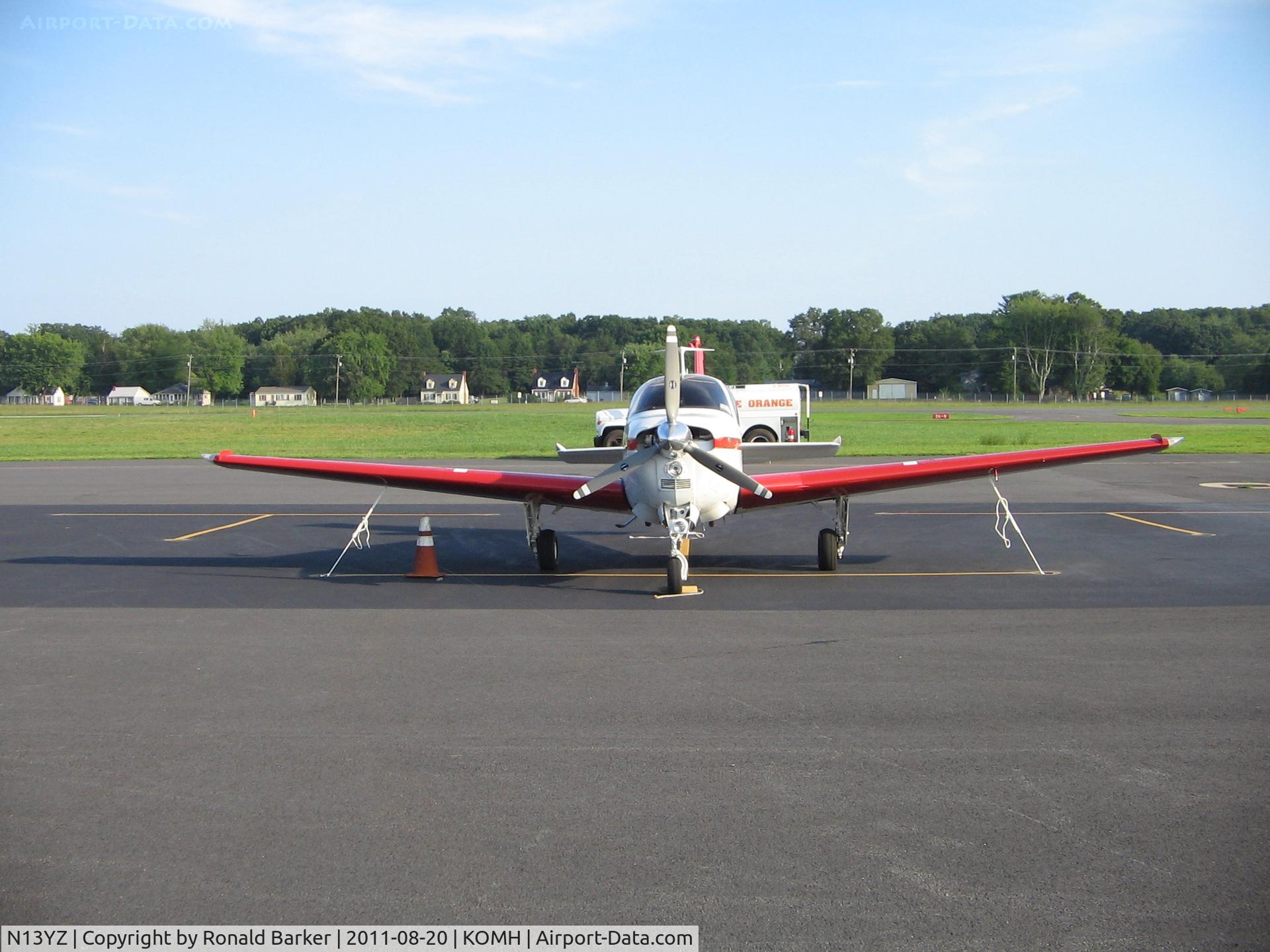 N13YZ, 1976 Beech A36 Bonanza 36 C/N E-859, Orange
