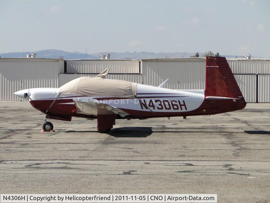 N4306H, 1978 Mooney M20J 201 C/N 24-0702, Parked west of Plane's of Fame area and south of the paint shop