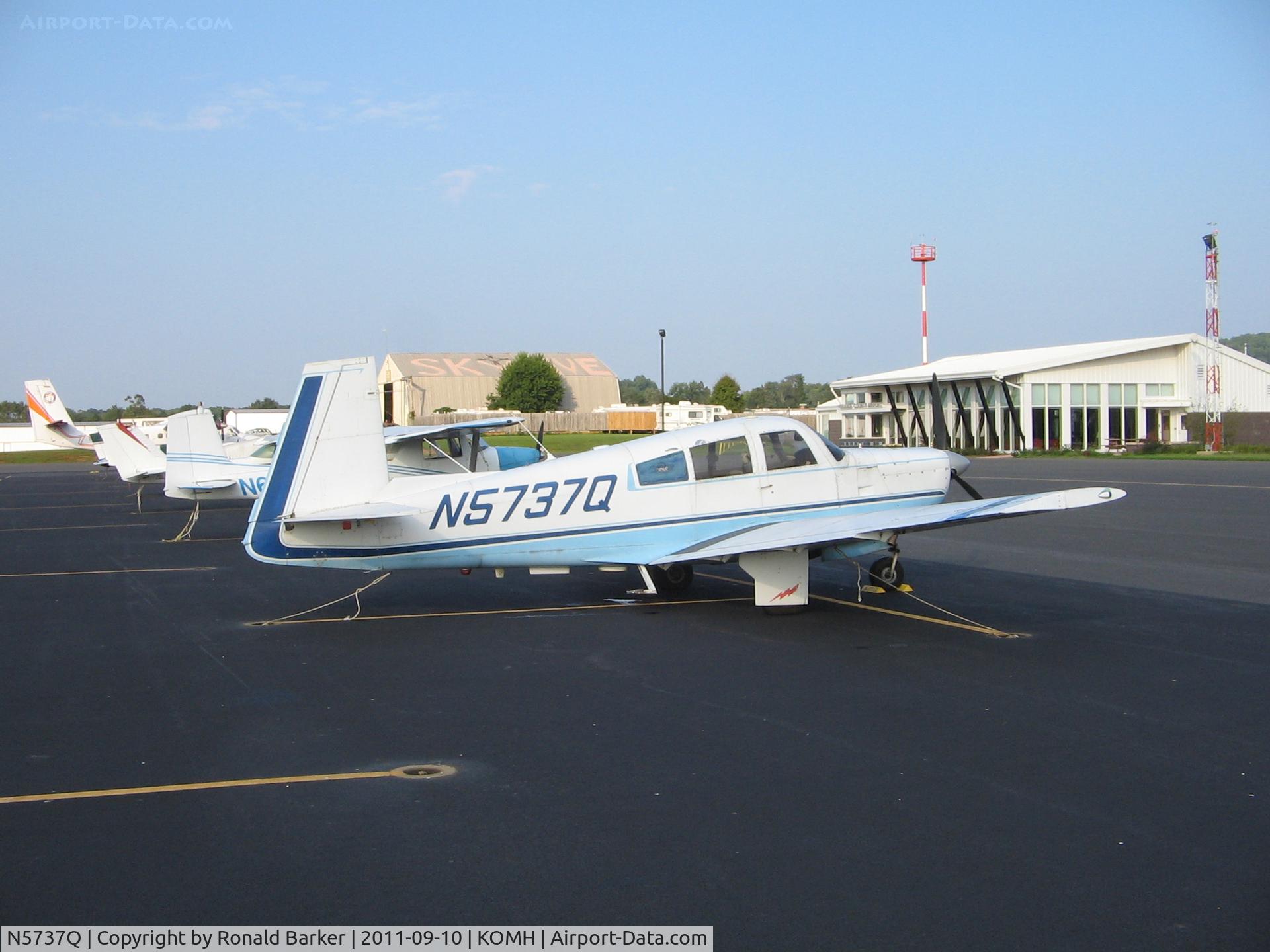 N5737Q, 1965 Mooney M20E C/N 727, Orange