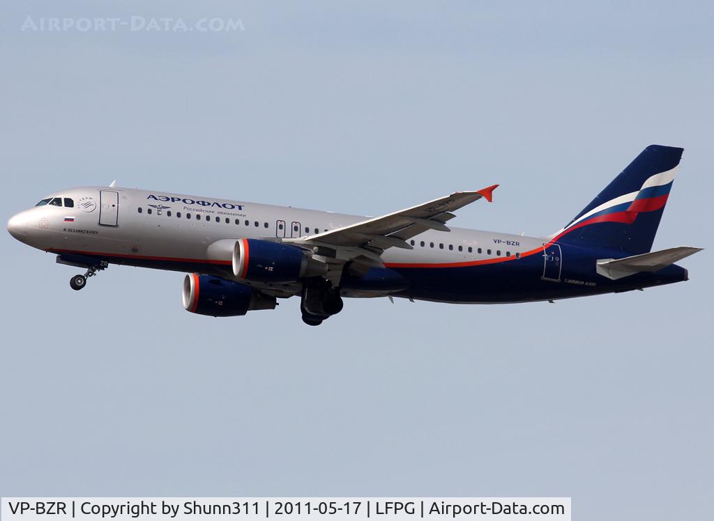 VP-BZR, 2008 Airbus A320-214 C/N 3640, On take off...