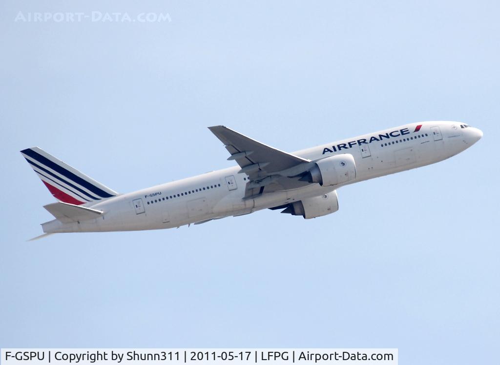 F-GSPU, 2002 Boeing 777-228/ER C/N 32309, On take off from the South... n/c