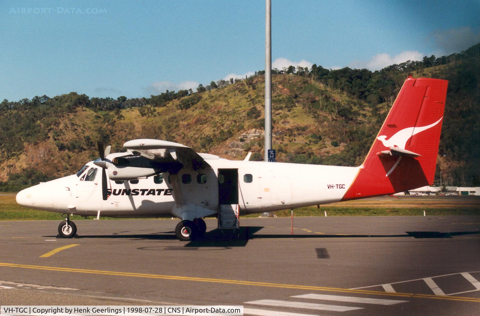 VH-TGC, 1970 De Havilland Canada DHC-6-320 Twin Otter C/N 288, Sunstate - Qantas