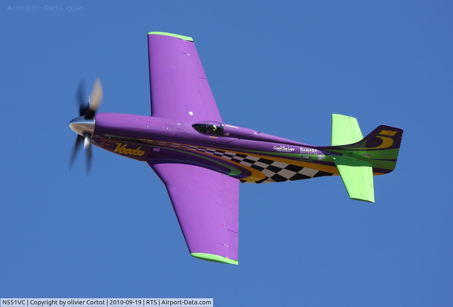 N551VC, 1944 North American F-51D Mustang C/N 44-73415, Reno air races 2010