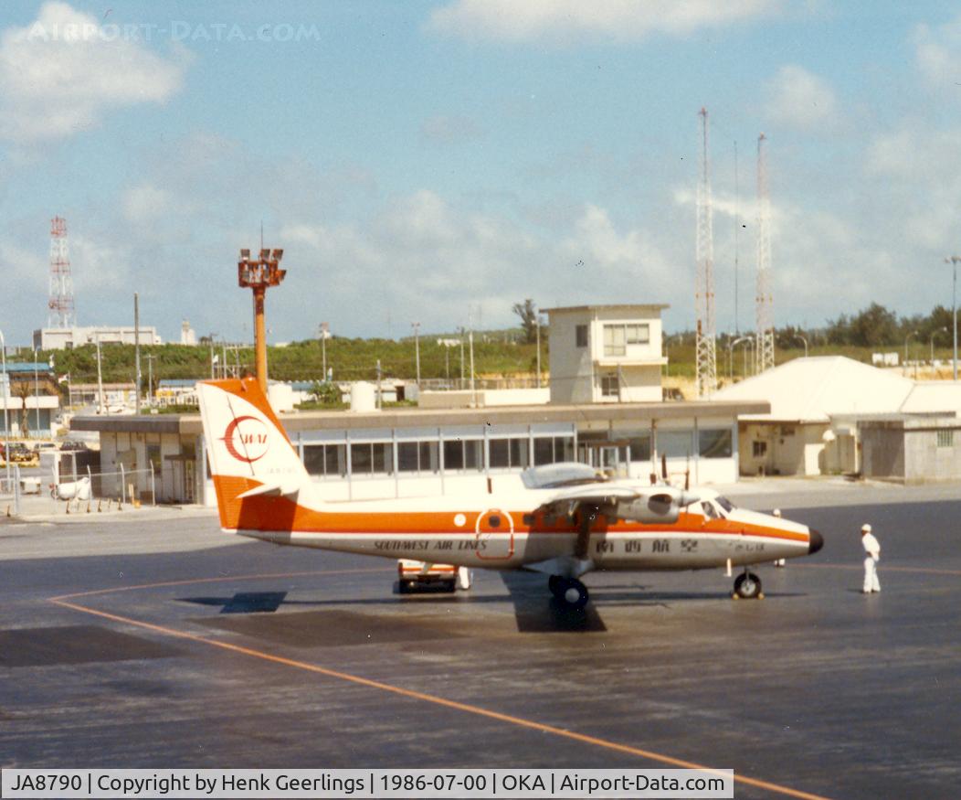 JA8790, 1973 De Havilland Canada DHC-6-300 Twin Otter C/N 356, South West Airlines - SWAL