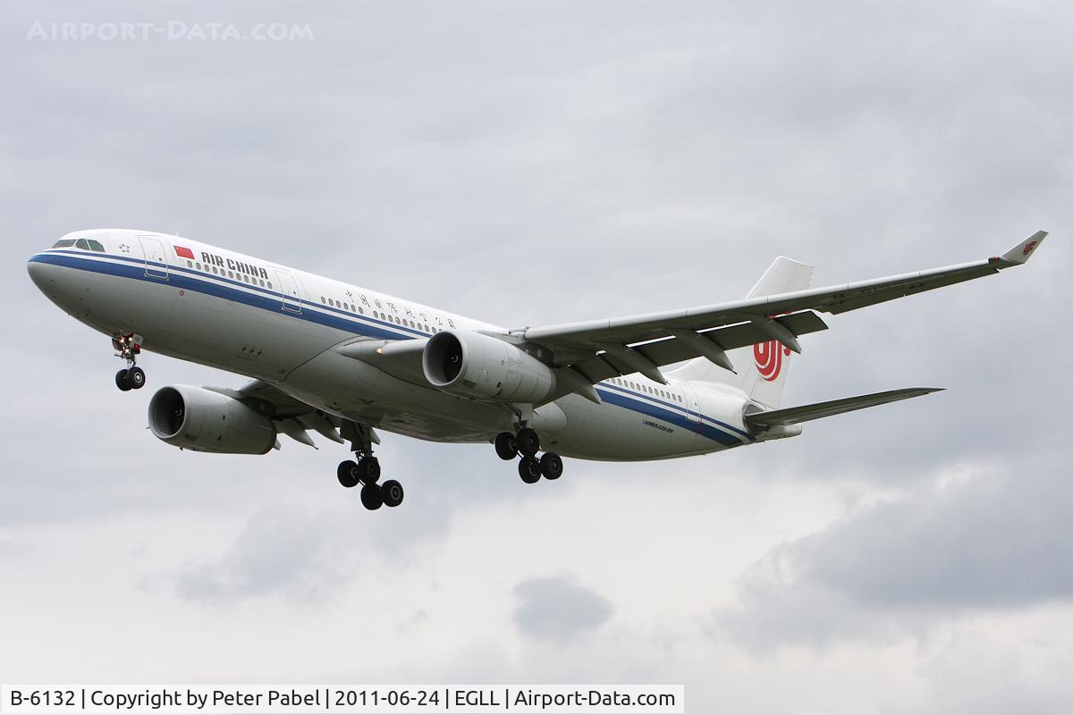B-6132, 2008 Airbus A330-243 C/N 944, EGLL Trip