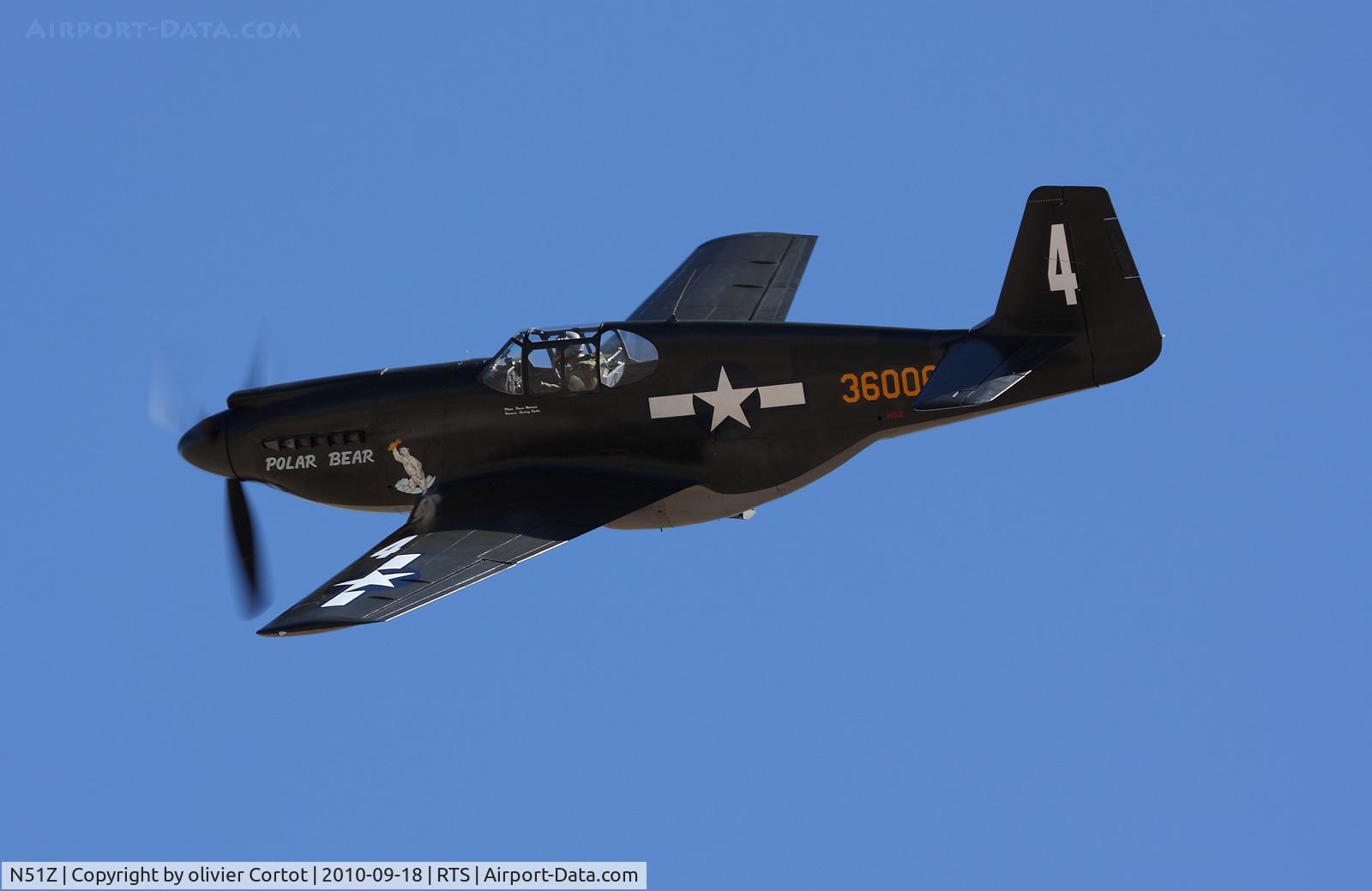 N51Z, 1985 North American P-51A-1NA Mustang C/N 99-22109, Reno air races 2010