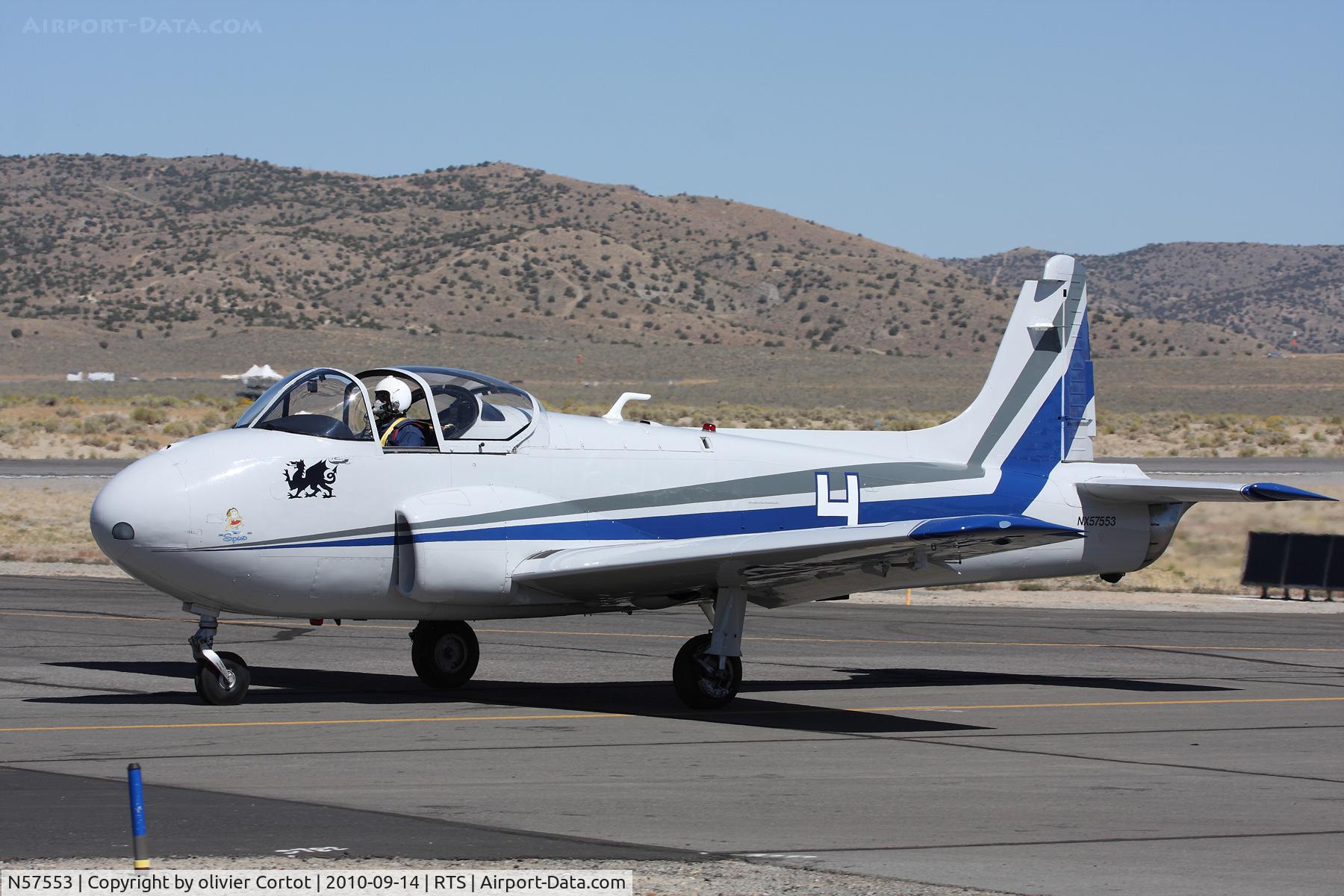 N57553, 1961 Hunting P-84 Jet Provost T.3A C/N PAC/W/11808, Reno air races 2010