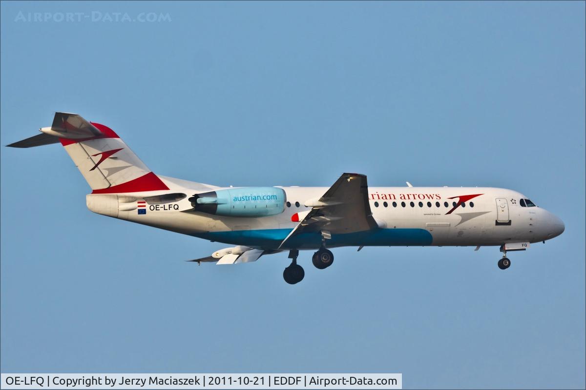 OE-LFQ, 1996 Fokker 70 (F-28-0070) C/N 11568, Fokker 70 (F-28-0070),
