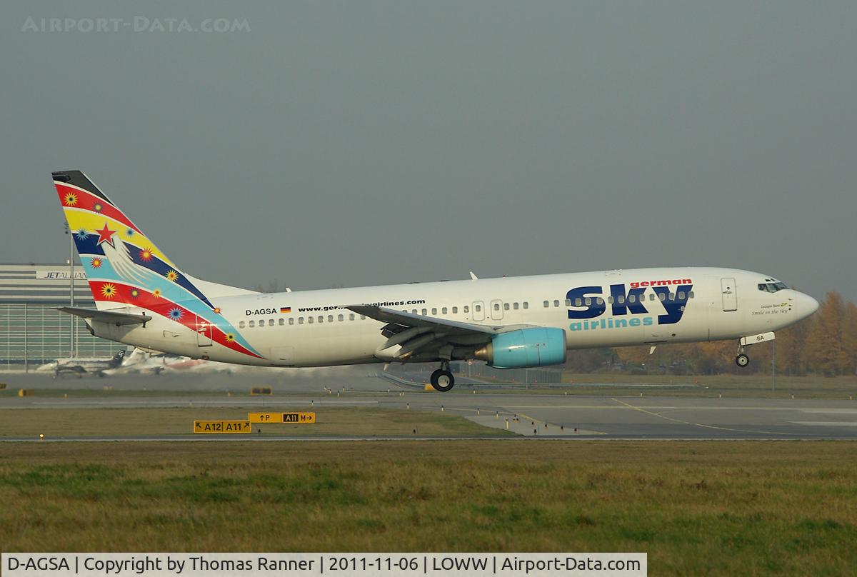 D-AGSA, 2000 Boeing 737-883 C/N 28323, German Sky Airlines Boeing 737