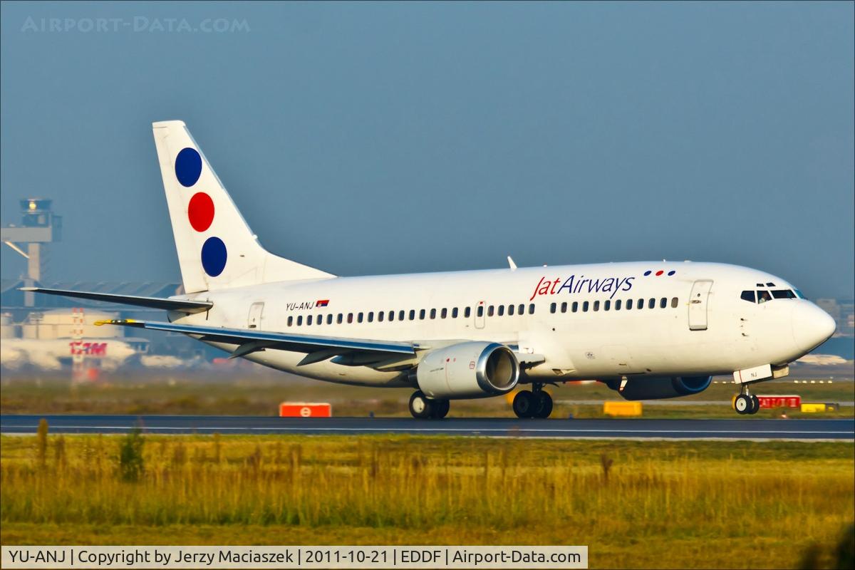 YU-ANJ, 1986 Boeing 737-3H9 C/N 23714/1305, Boeing 737-3H9