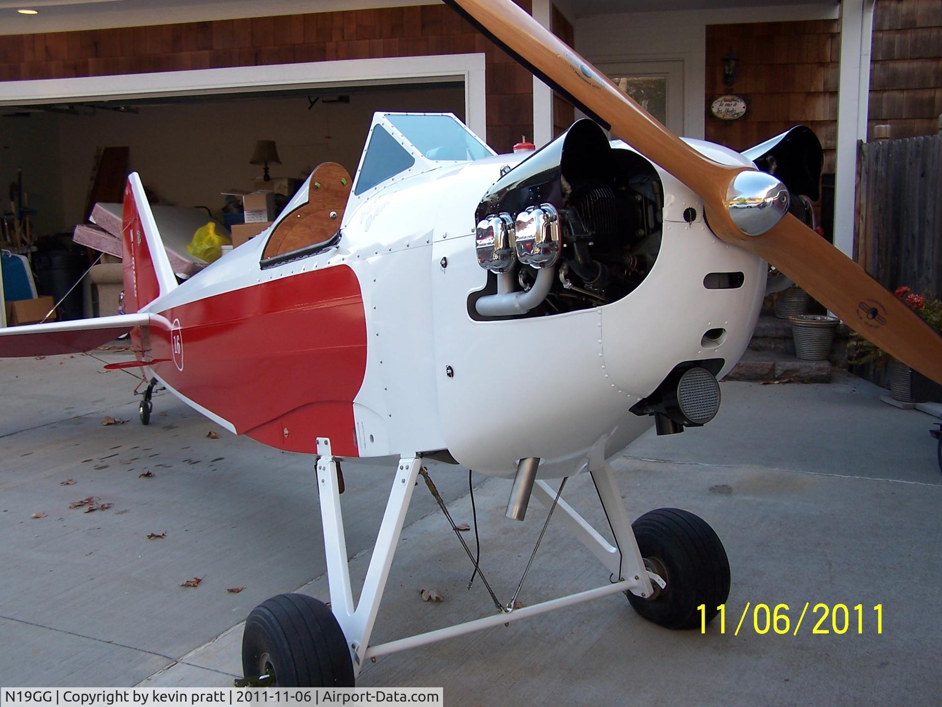 N19GG, 1978 Bowers Fly Baby C/N 67-1, getting close