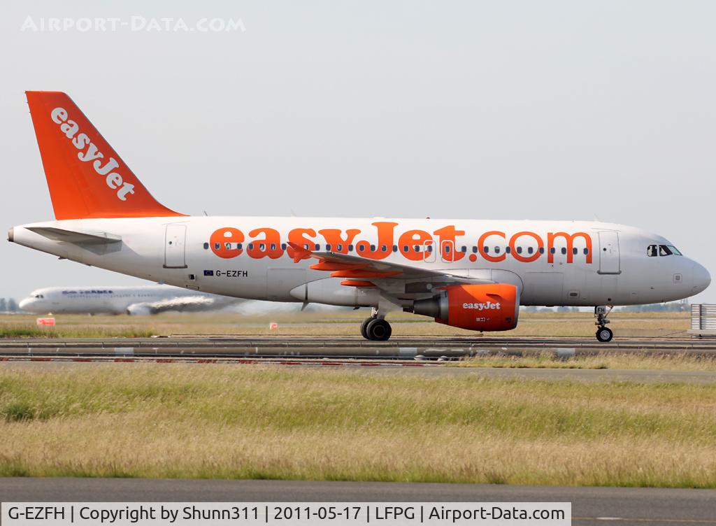 G-EZFH, 2009 Airbus A319-111 C/N 3854, Taxiing to the Terminal...