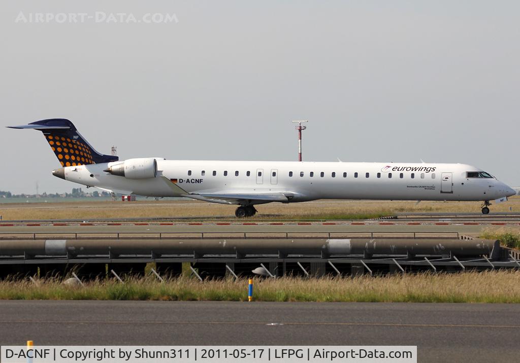 D-ACNF, 2009 Bombardier CRJ-900 (CL-600-2D24) C/N 15243, Taxiing to the Terminal...
