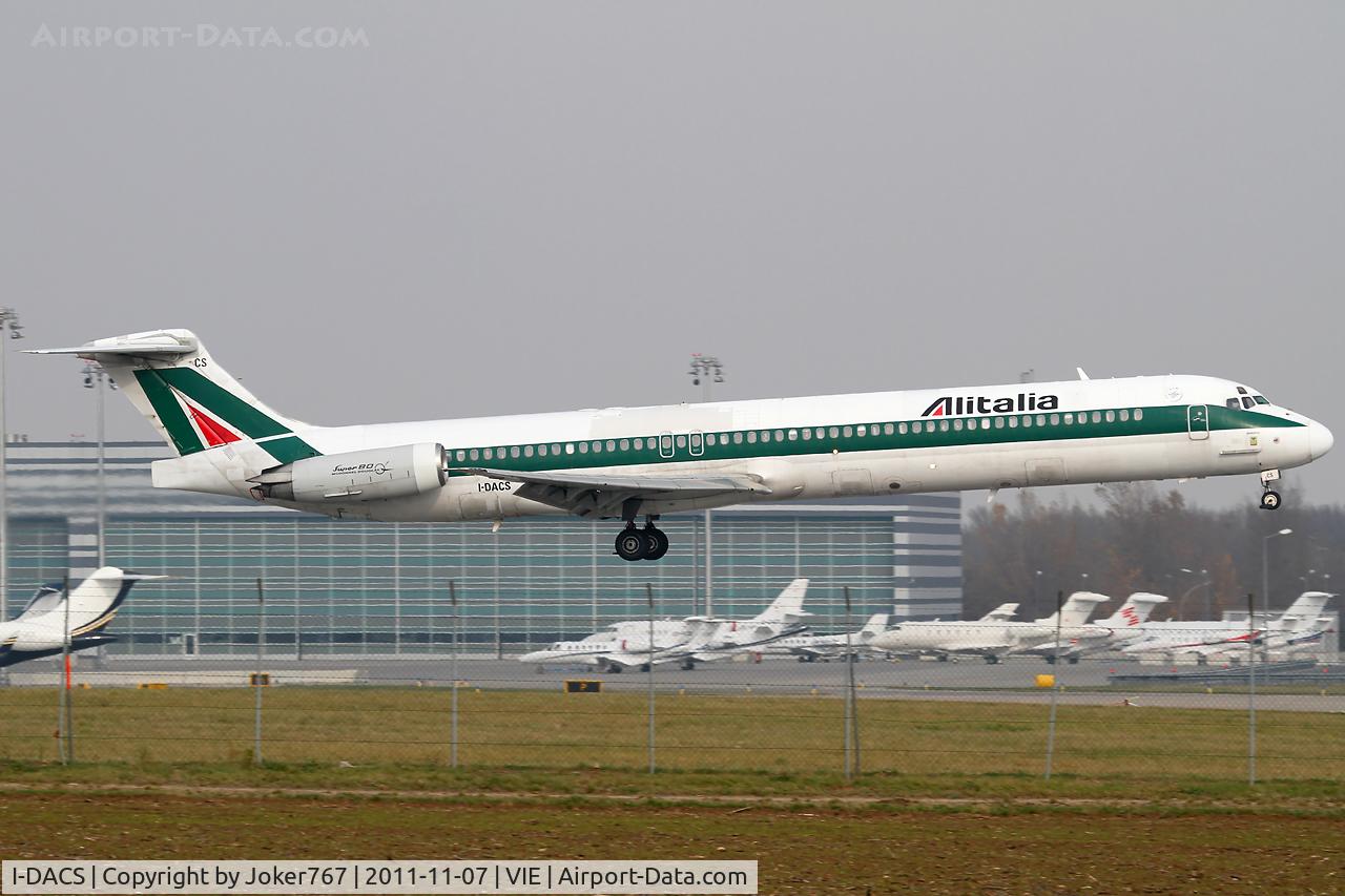 I-DACS, 1990 McDonnell Douglas MD-82 (DC-9-82) C/N 53053/1806, Alitalia