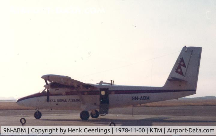 9N-ABM, 1975 De Havilland Canada DHC-6-300 Twin Otter C/N 455, Royal Nepal Airlines
