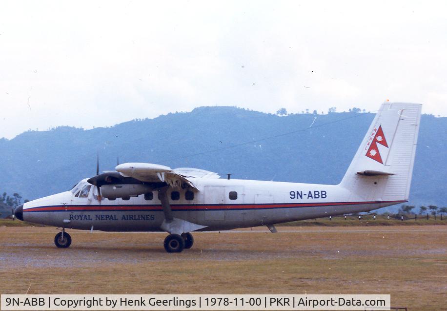 9N-ABB, 1971 De Havilland Canada DHC-6-300 Twin Otter C/N 302, Royal Nepal Airlines