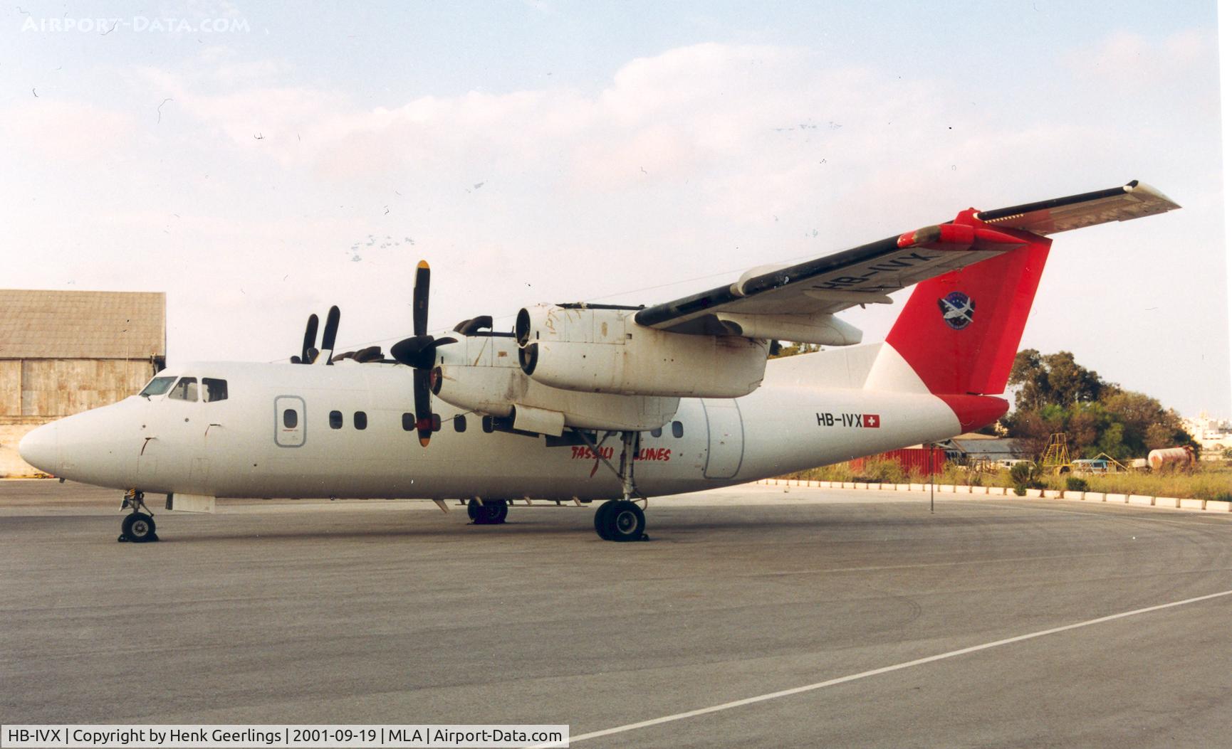 HB-IVX, 1999 De Havilland Canada DHC-7-102 Dash 7 C/N 91, Tassili Airlines ex