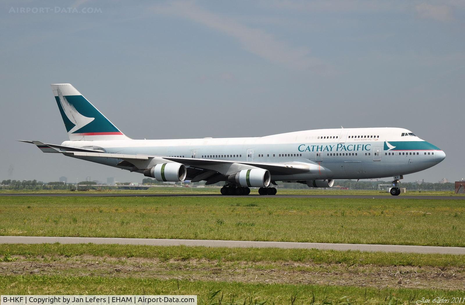 B-HKF, Boeing 747-412 C/N 25128, Cathay Boeing 747