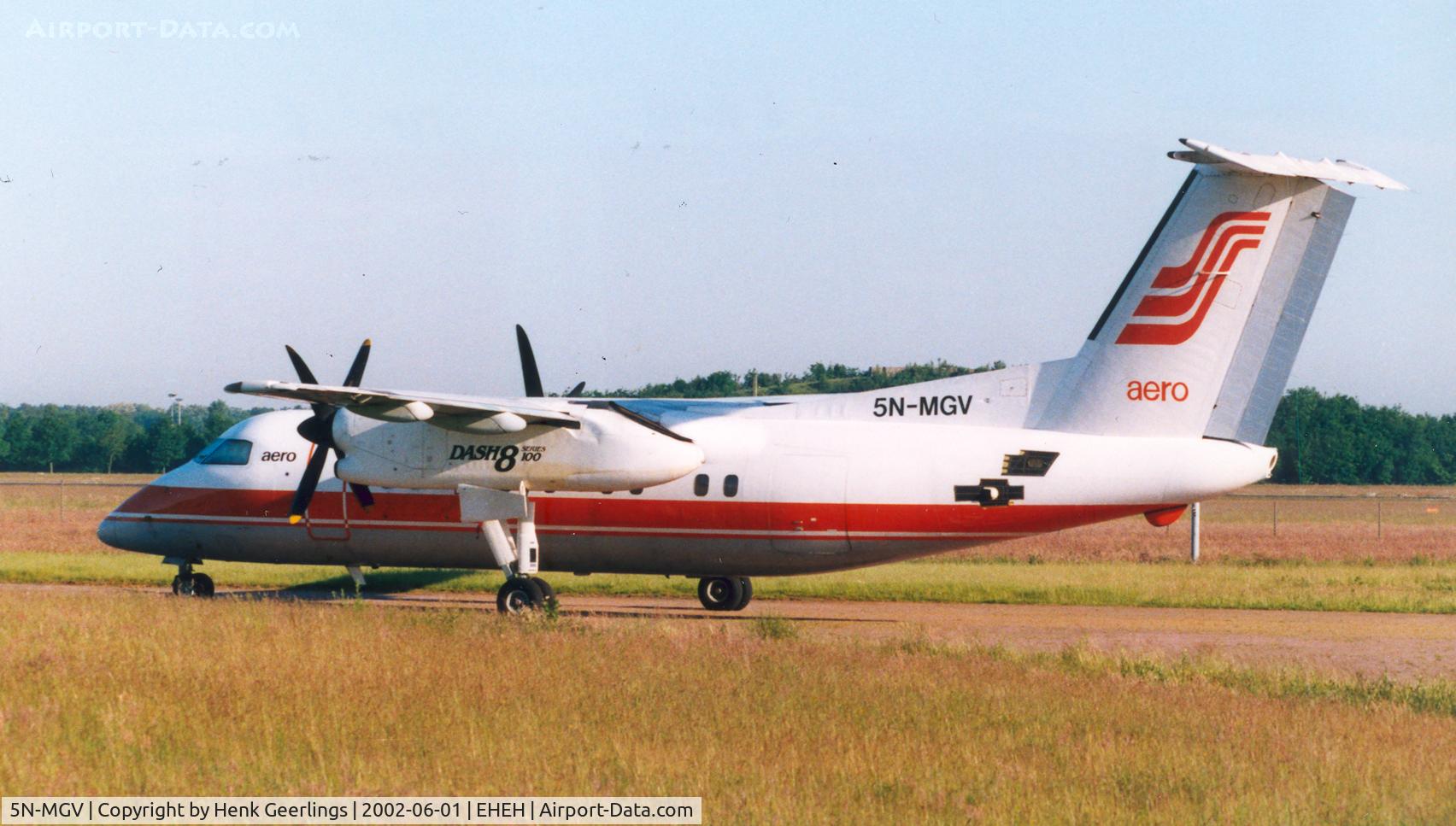 5N-MGV, 1985 De Havilland Canada DHC-8-102 Dash 8 C/N 024, Aero -Schreiner Aerocontractors