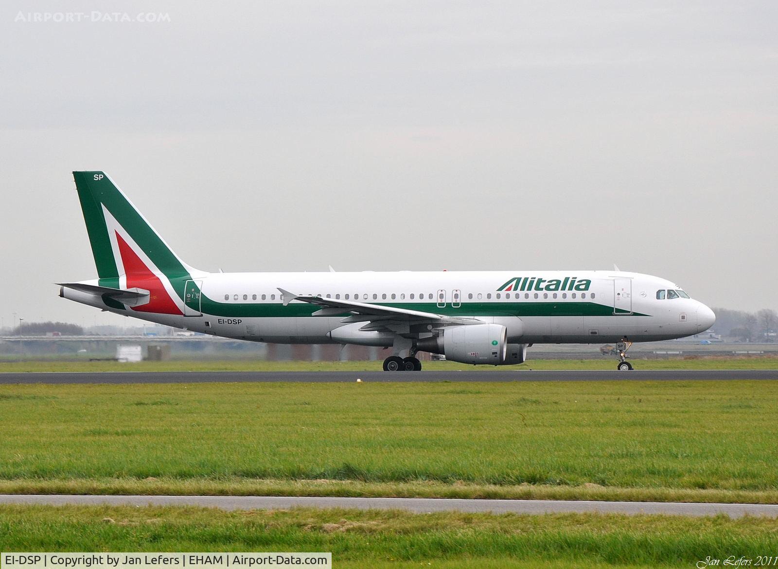 EI-DSP, 2008 Airbus A320-216 C/N 3482, Alitalia