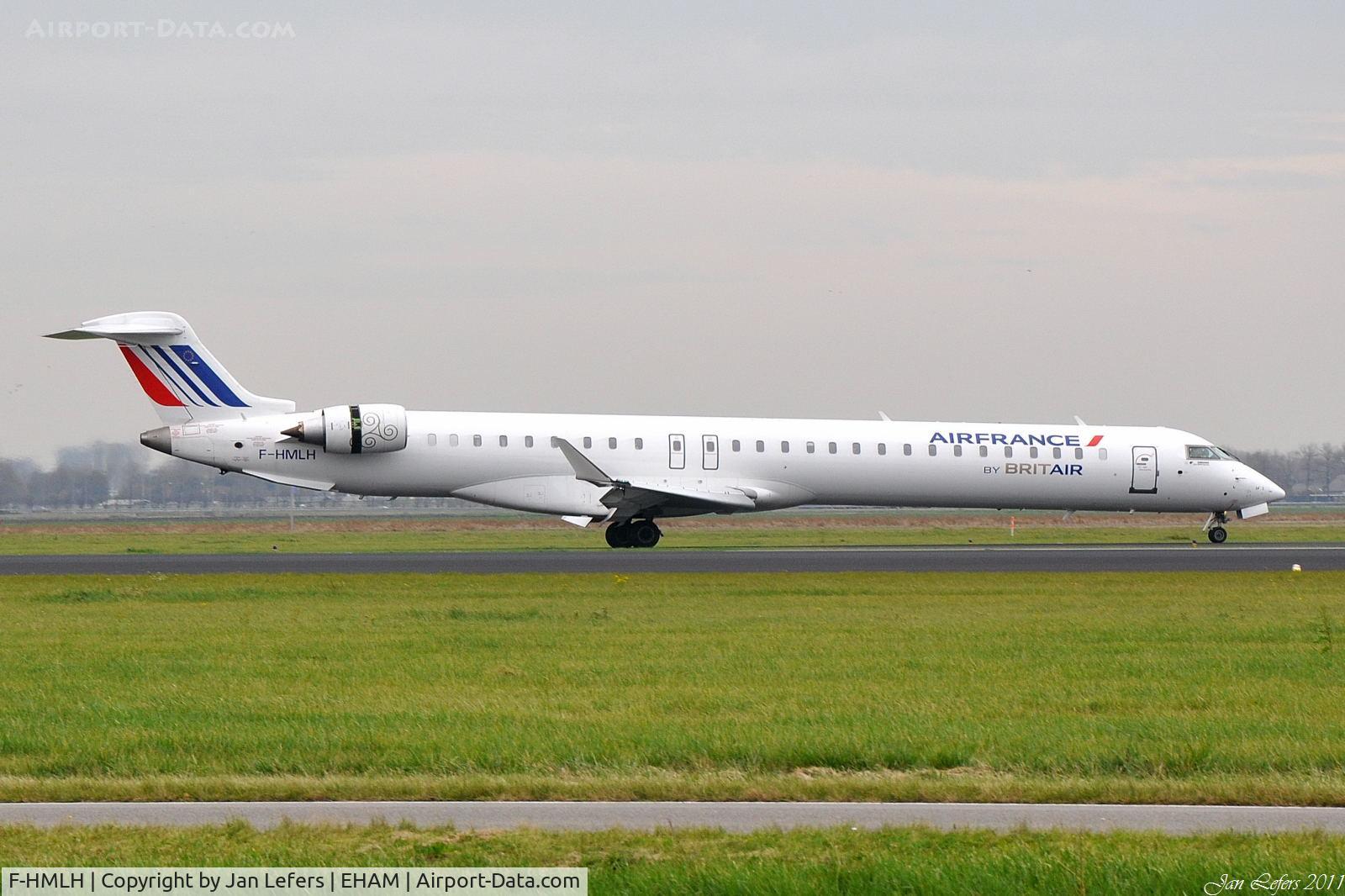 F-HMLH, 2011 Bombardier CRJ-1000EL NG (CL-600-2E25) C/N 19013, Brit Air