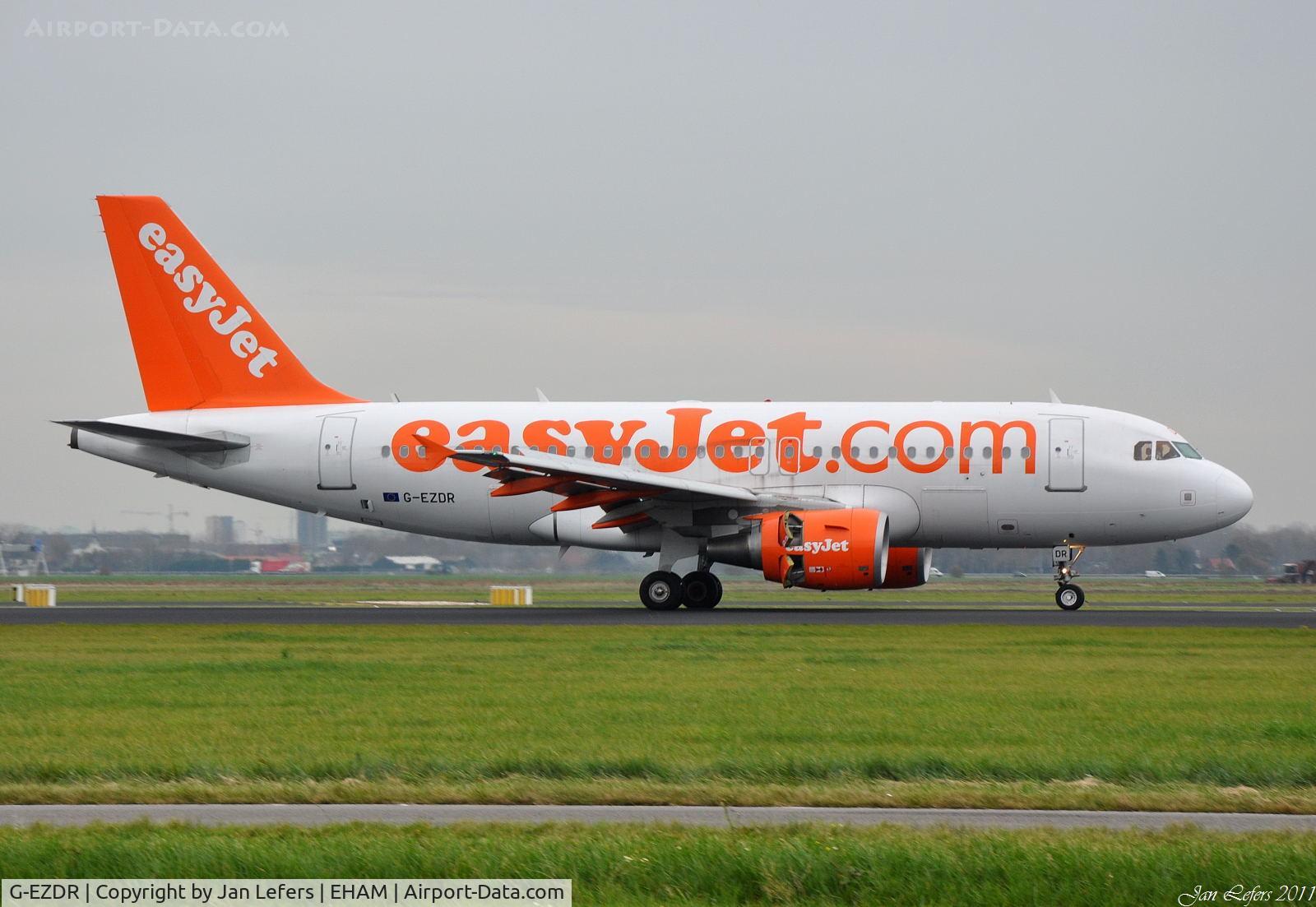 G-EZDR, 2008 Airbus A319-111 C/N 3683, easyJet