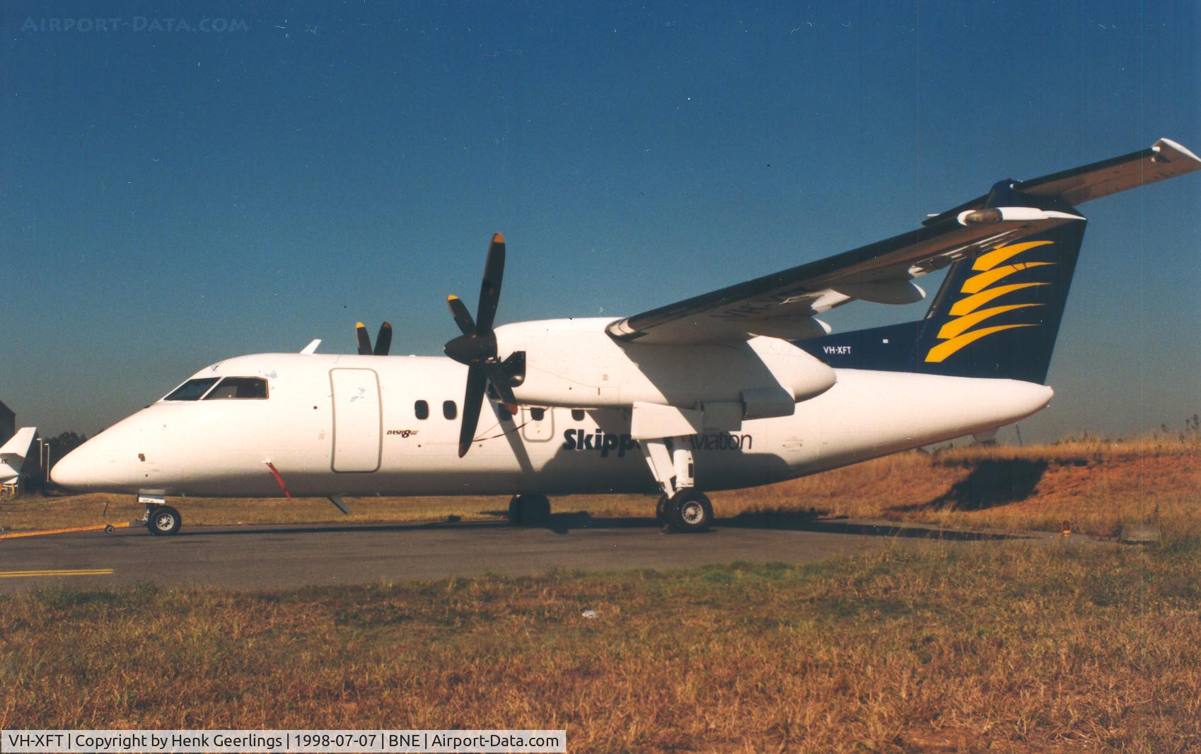 VH-XFT, 1986 De Havilland Canada DHC-8-102 Dash 8 C/N 052, Skippers Aviation