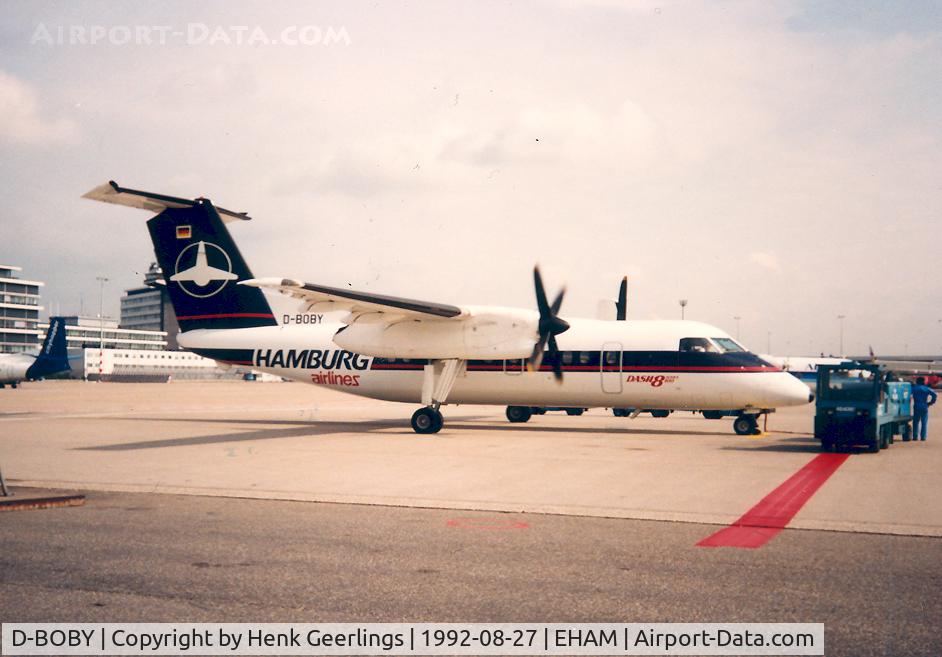 D-BOBY, 1989 De Havilland Canada DHC-8-102 Dash 8 C/N 177, Hamburg Airlines