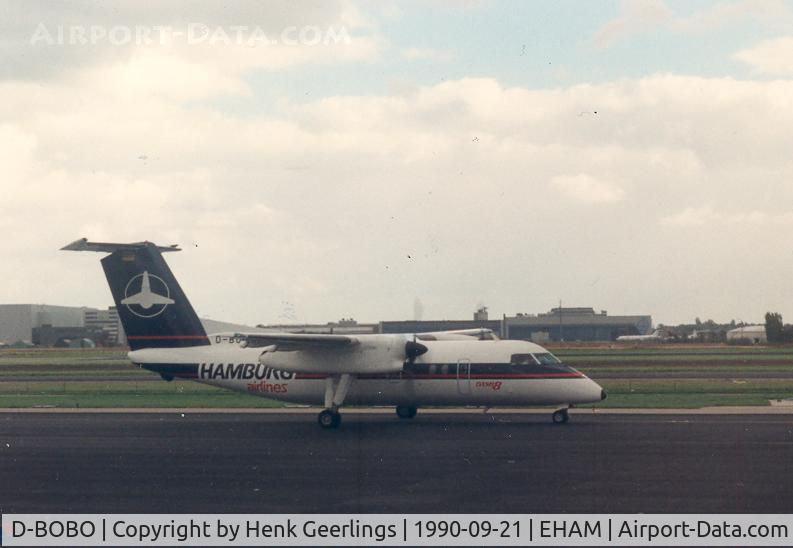 D-BOBO, 1989 De Havilland Canada DHC-8-102 Dash 8 C/N 153, Hamburg Airlines