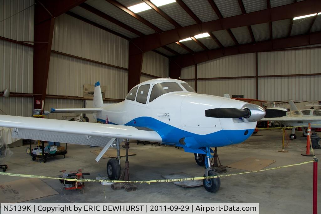 N5139K, 1950 Ryan NAVION A C/N NAV-4-2039, Milestones of Flight Museum, Lancaster, CA