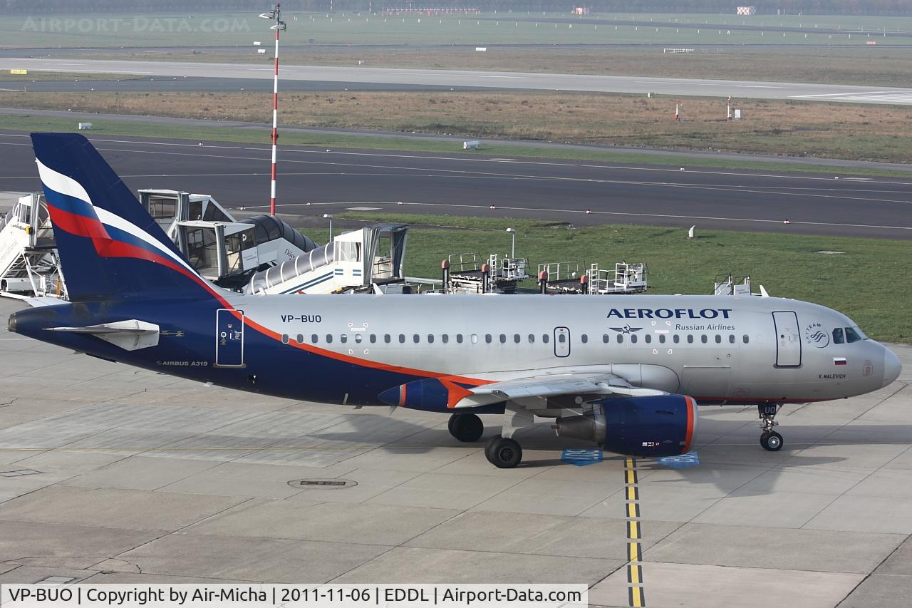 VP-BUO, 2007 Airbus A319-111 C/N 3336, Aeroflot, Airbus A319-111, CN: 3336, Name: K.Malevich
