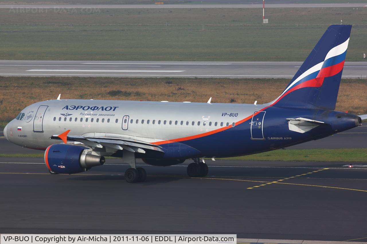 VP-BUO, 2007 Airbus A319-111 C/N 3336, Aeroflot, Airbus A319-111, CN: 3336, Name: K.Malevich