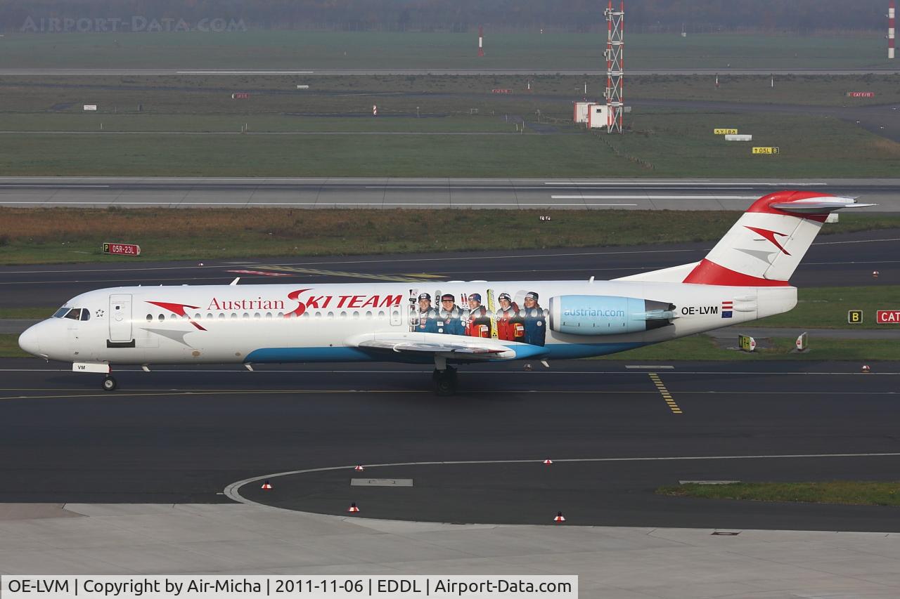 OE-LVM, 1991 Fokker F100 (F-28-0100) C/N 11361, Tyrolean Airways, Fokker F100, CN: 11361, Name: Krasnoder