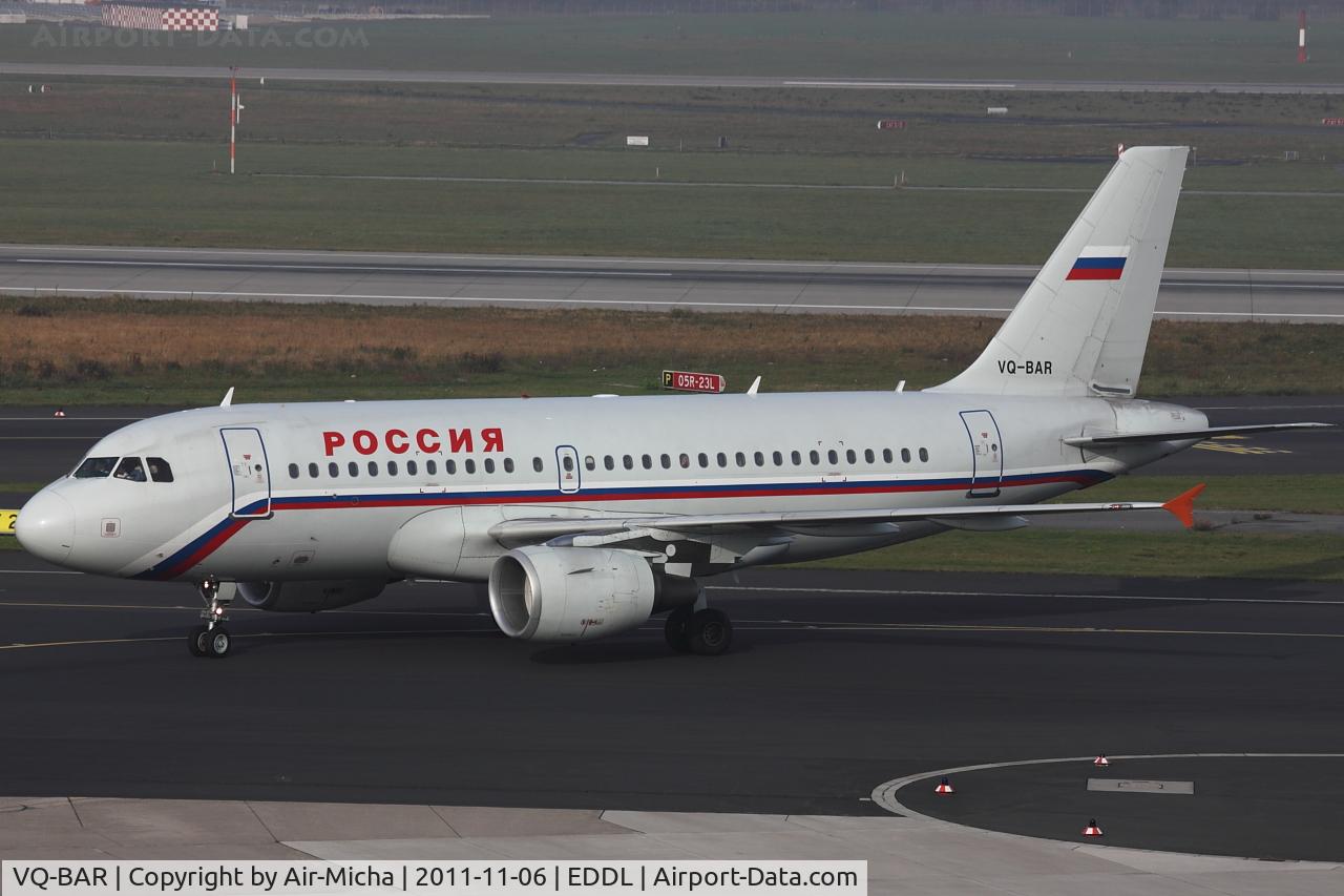 VQ-BAR, 2001 Airbus A319-111 C/N 1488, Rossiya, Airbus A319-111, CN: 1488