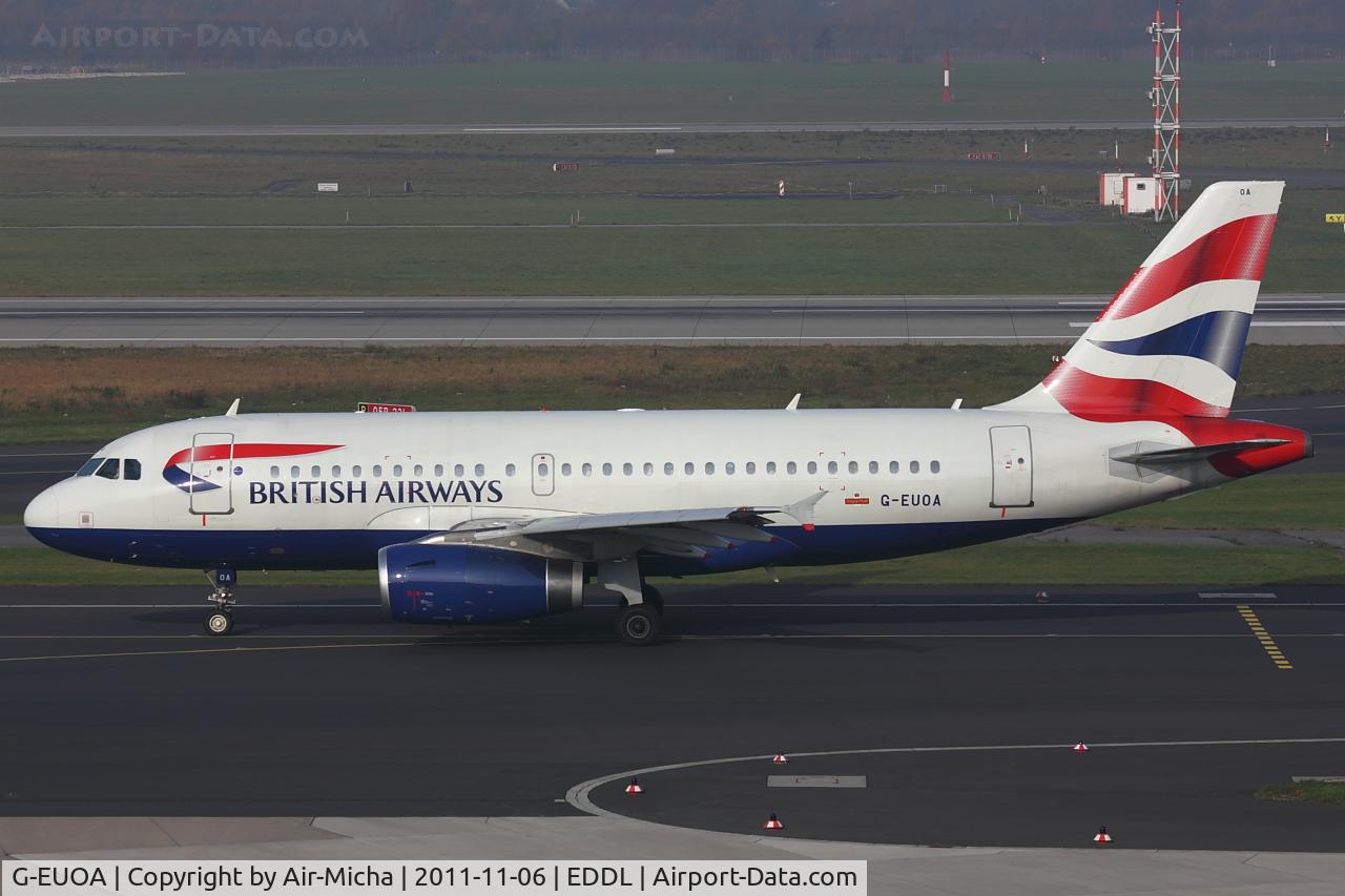 G-EUOA, 2001 Airbus A319-131 C/N 1513, British Airways, Airbus A319-131, CN: 1513