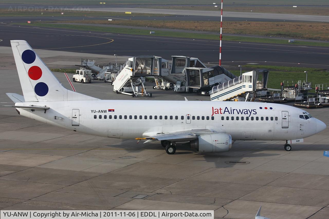 YU-ANW, 1988 Boeing 737-3H9 C/N 24141, JAT Airways, Boeing 737-3H9, CN: 24141/1526