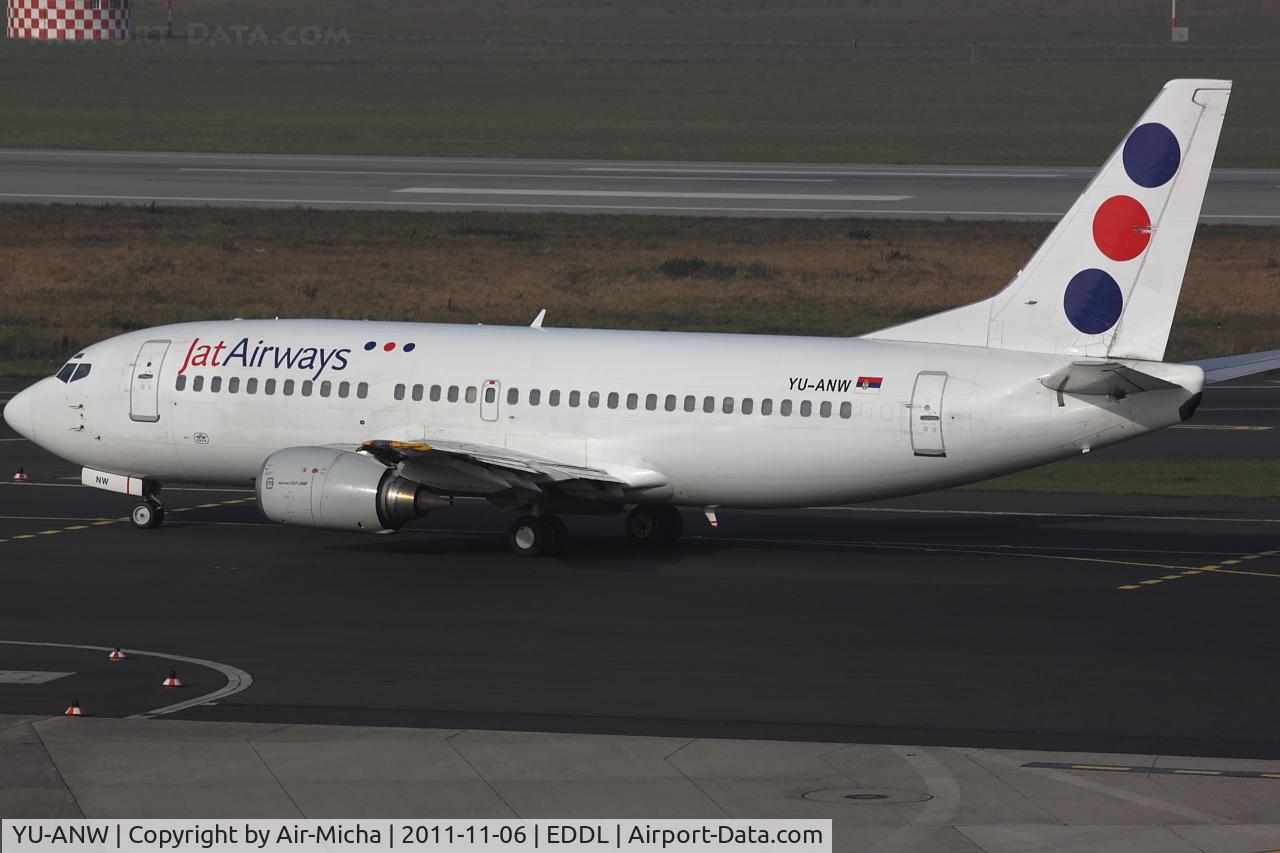 YU-ANW, 1988 Boeing 737-3H9 C/N 24141, JAT Airways, Boeing 737-3H9, CN: 24141/1526