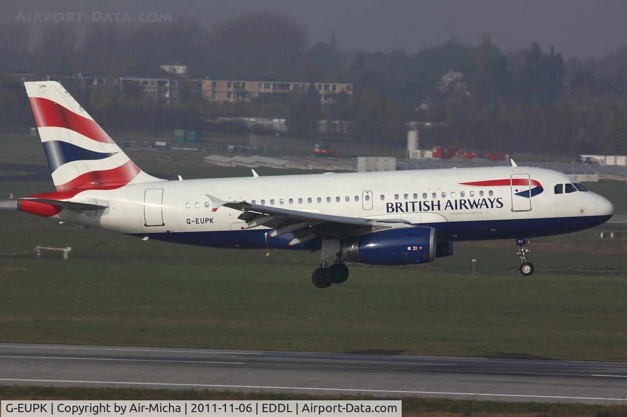 G-EUPK, 2000 Airbus A319-131 C/N 1236, British Airways, Airbus A319-131, CN: 1236