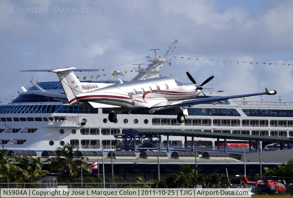 N5904A, 2004 Pilatus PC-12/45 C/N 583, This little bird is based in Puerto Rico.