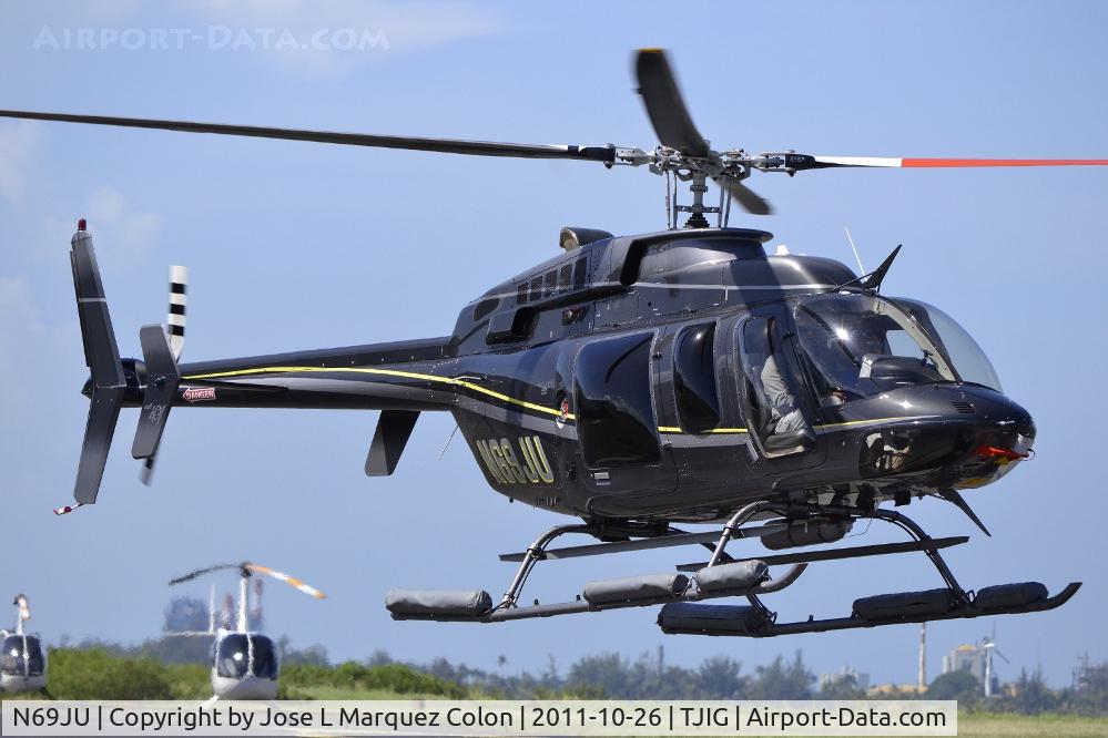 N69JU, 2006 Bell 407 C/N 53730, First take off after the annual inspection.