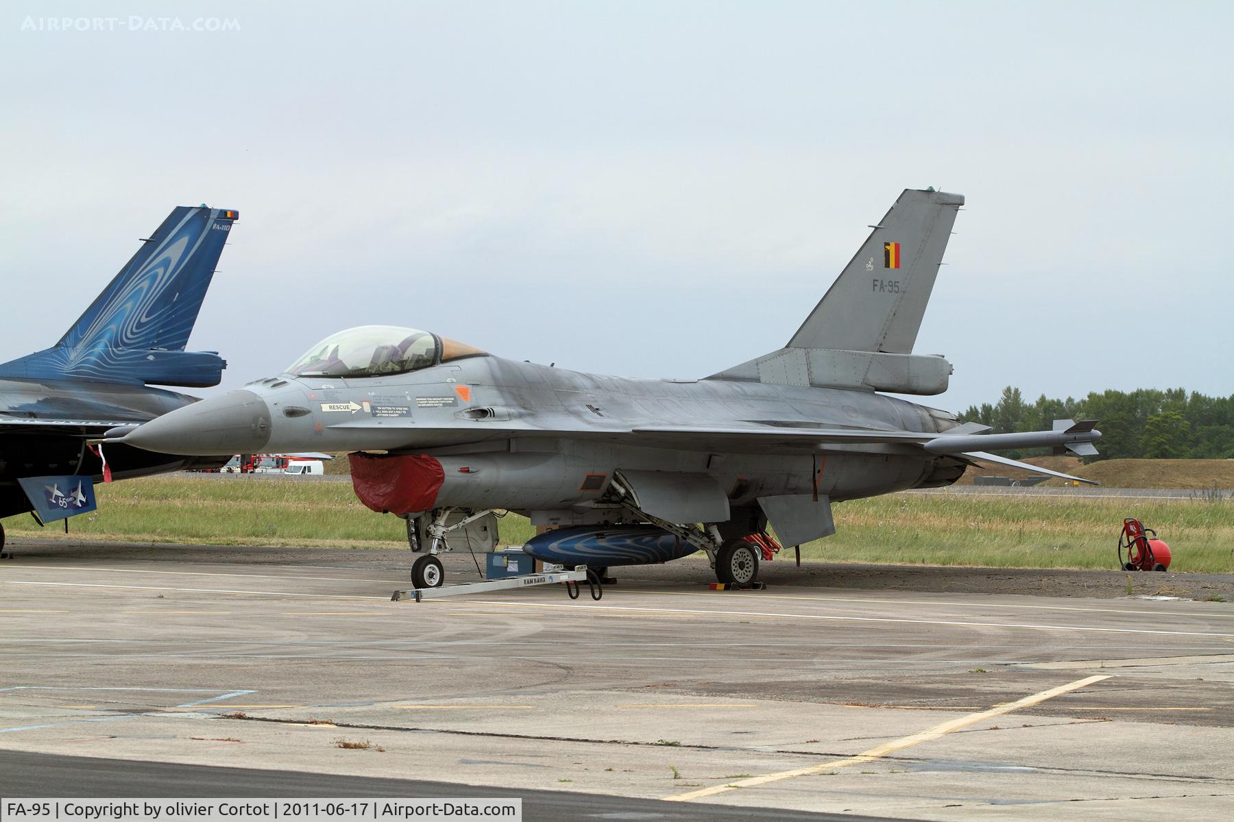 FA-95, SABCA F-16AM Fighting Falcon C/N 6H-95, Saint Dizier 2011