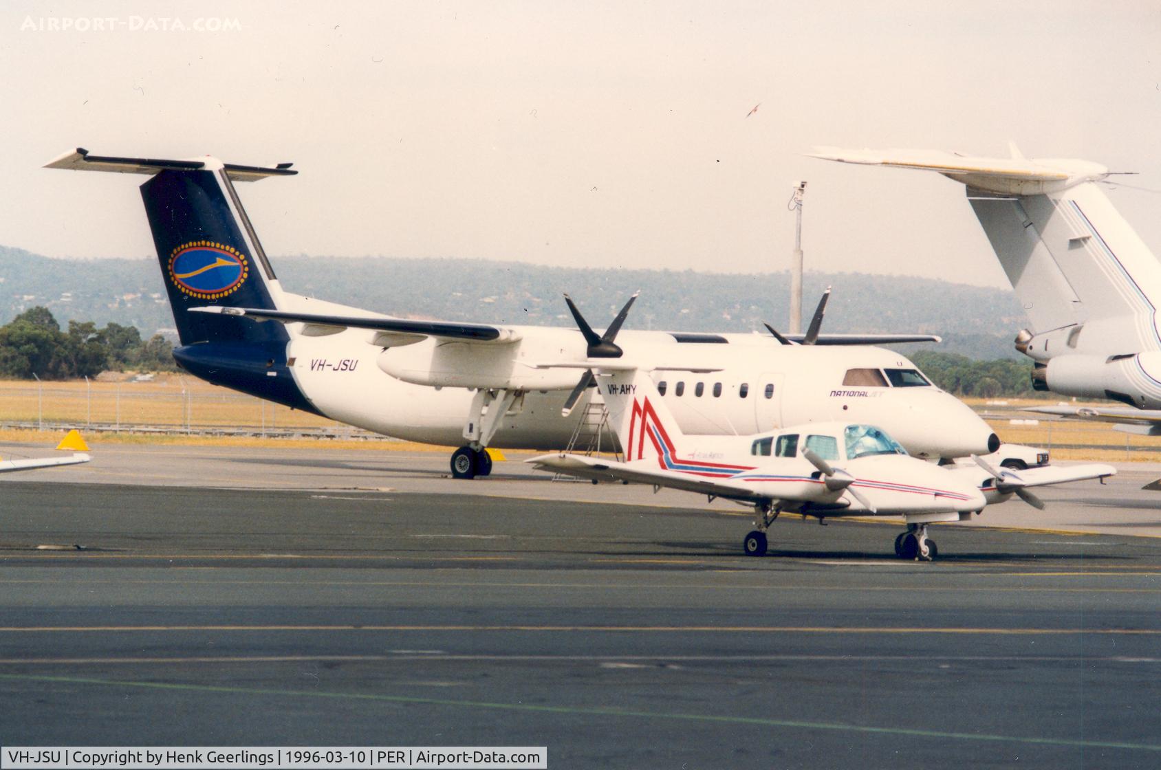 VH-JSU, De Havilland Canada DHC-8-315 Dash 8 C/N 401, National Jet