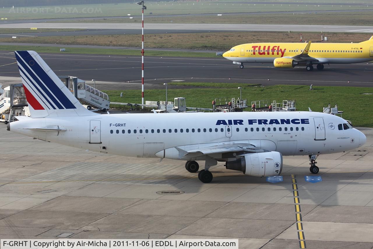 F-GRHT, 2001 Airbus A319-111 C/N 1449, Air France, Airbus A319-111, CN: 1449