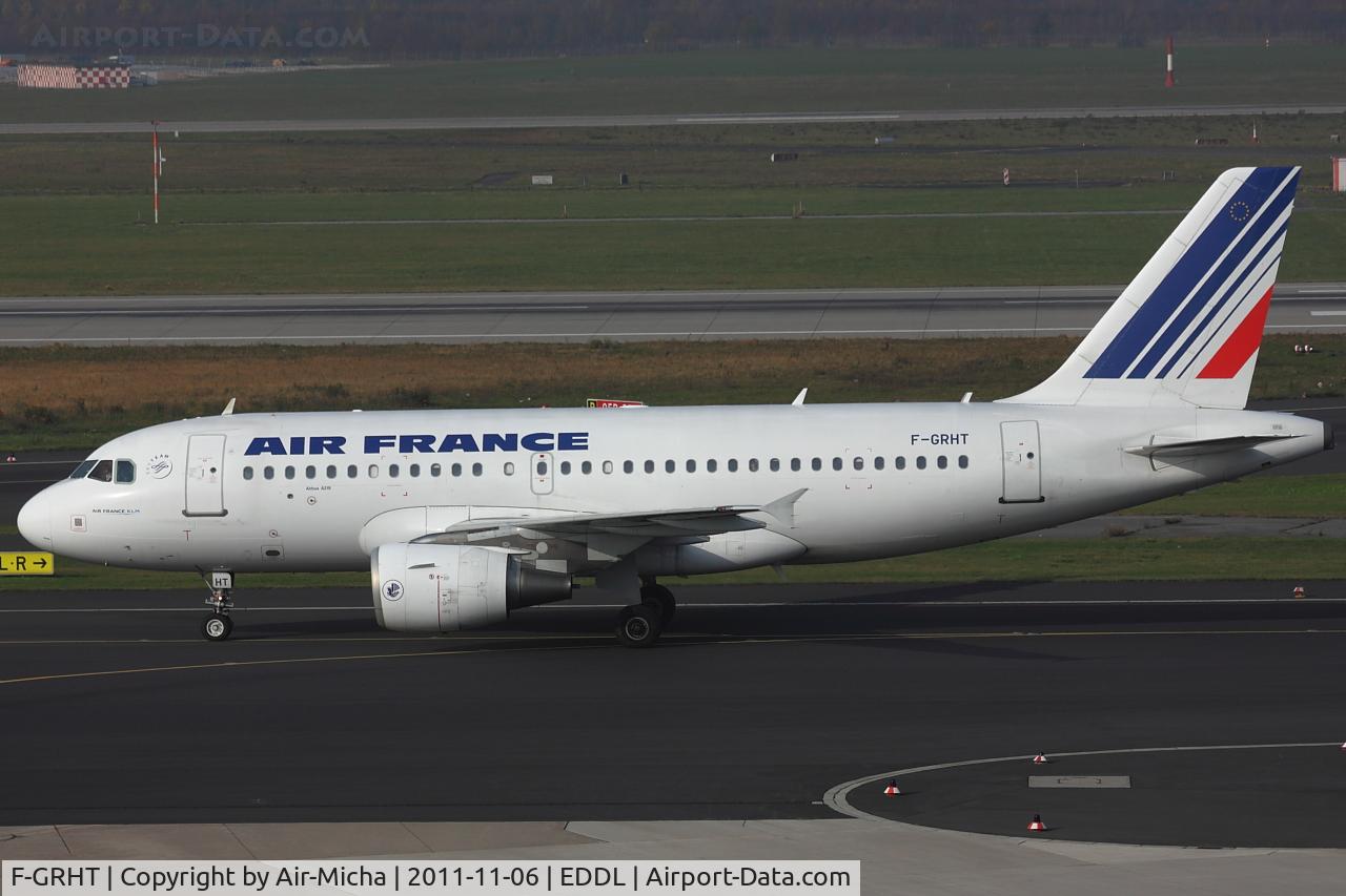 F-GRHT, 2001 Airbus A319-111 C/N 1449, Air France, Airbus A319-111, CN: 1449