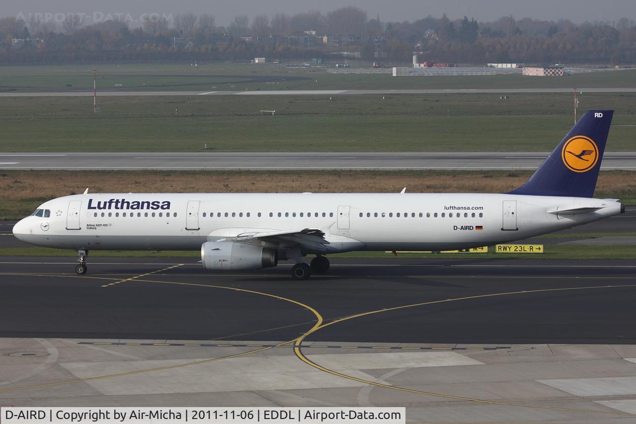 D-AIRD, 1994 Airbus A321-131 C/N 0474, Lufthansa, Airbus A321-131, CN: 0474, Name: Coburg