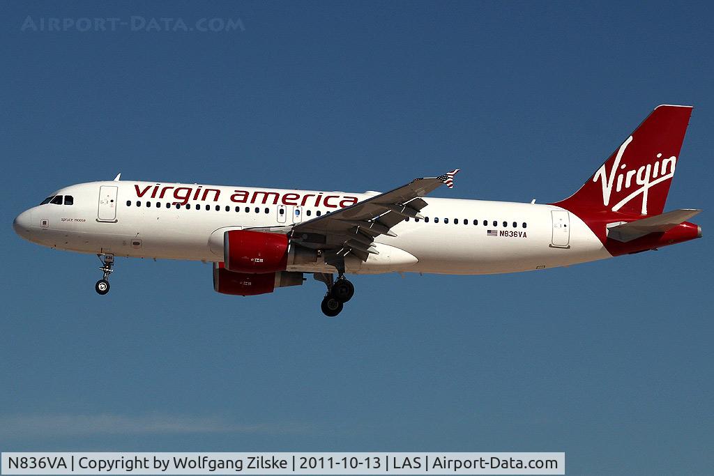 N836VA, 2010 Airbus A320-214 C/N 4480, visitor