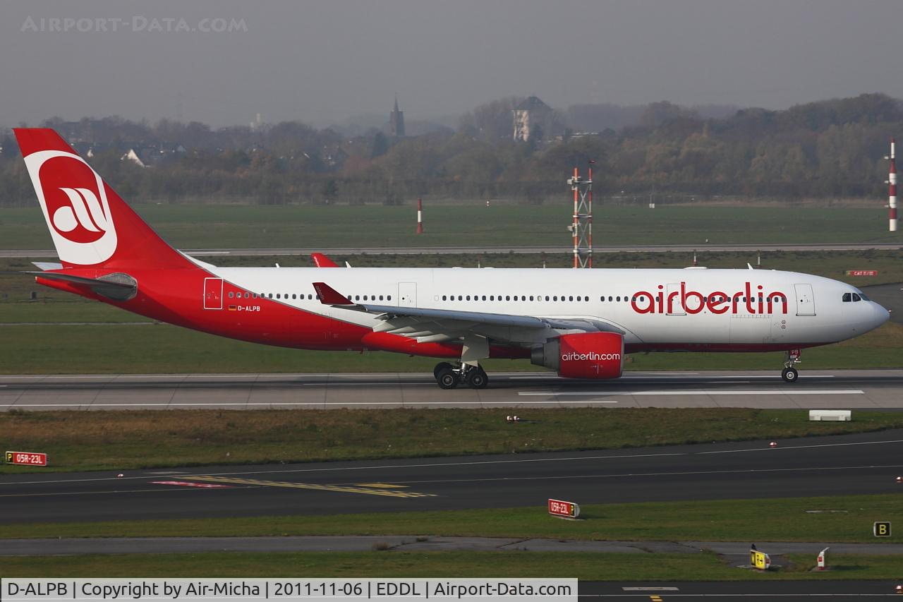 D-ALPB, 2001 Airbus A330-223 C/N 432, Air Berlin, Airbus A330-223, CN: 0432