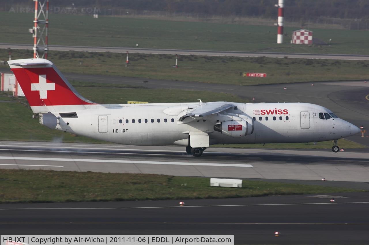 HB-IXT, 1995 British Aerospace Avro 146-RJ100 C/N E3259, Swissair, British Aerospace Avro 146 RJ-100, CN: E3259, Name: Ottenberg 681m